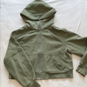 lululemon athletica Scuba Olive Green Full-Zip Hoodie, Women’s XS